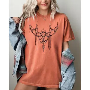 Cybersigilism, Eye, Wings, Tribal, Sigilism, Magic, Cyber Shirt, Women's Comfort Color Tee, Tshirt