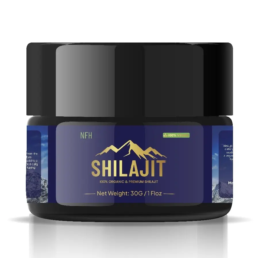 30g of NFH Pure Organic Himalayan Shilajit – Premium Gold-Grade Resin for Men & Women, Lab Tested for Purity, Packed with Fulvic Acid & 85+ Trace Minerals to Power Vitality, Immunity, and Peak Performance.