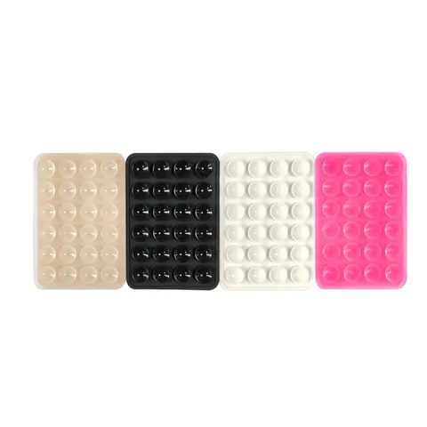 Unisex Self-Adhesive Silicone Phone Holder & Mount - 24-Piece Single-Sided Suction Cup Attachment, Enhanced Suction, Stable Mounting, Secure Grip, Portable for Smartphone/Cellphone Live Streaming & Hands-Free Viewing (Phone Accessories)