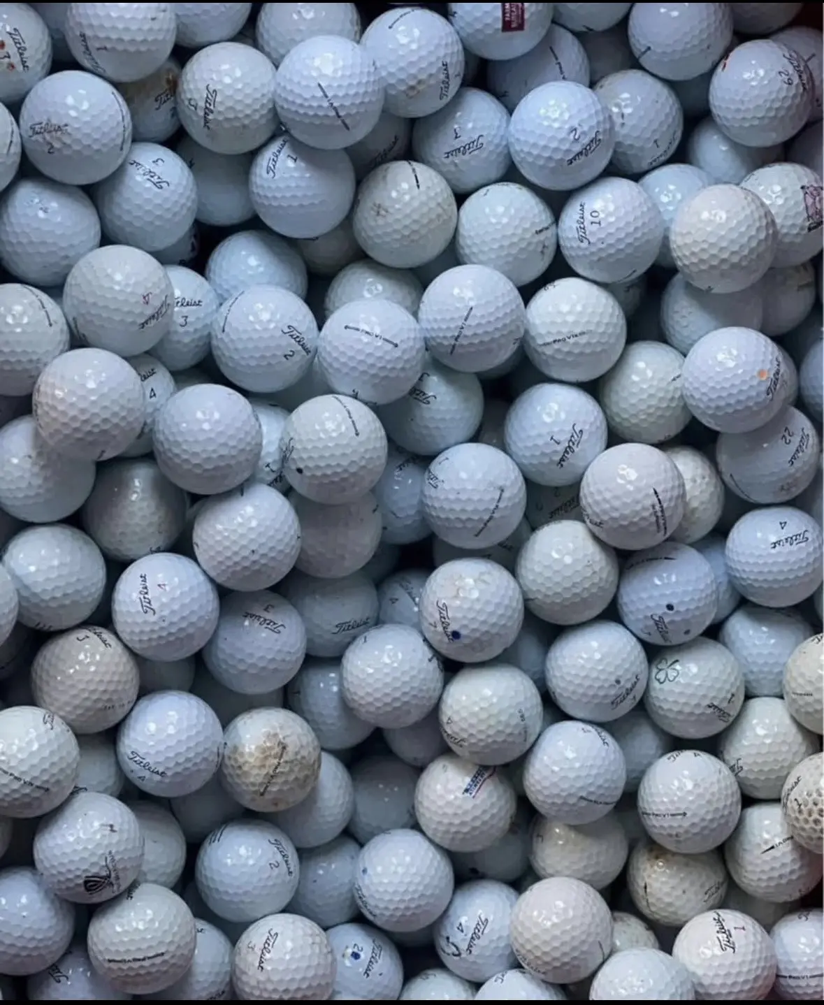 50 Titleist Prov1/Prov1x Golf Balls 3A