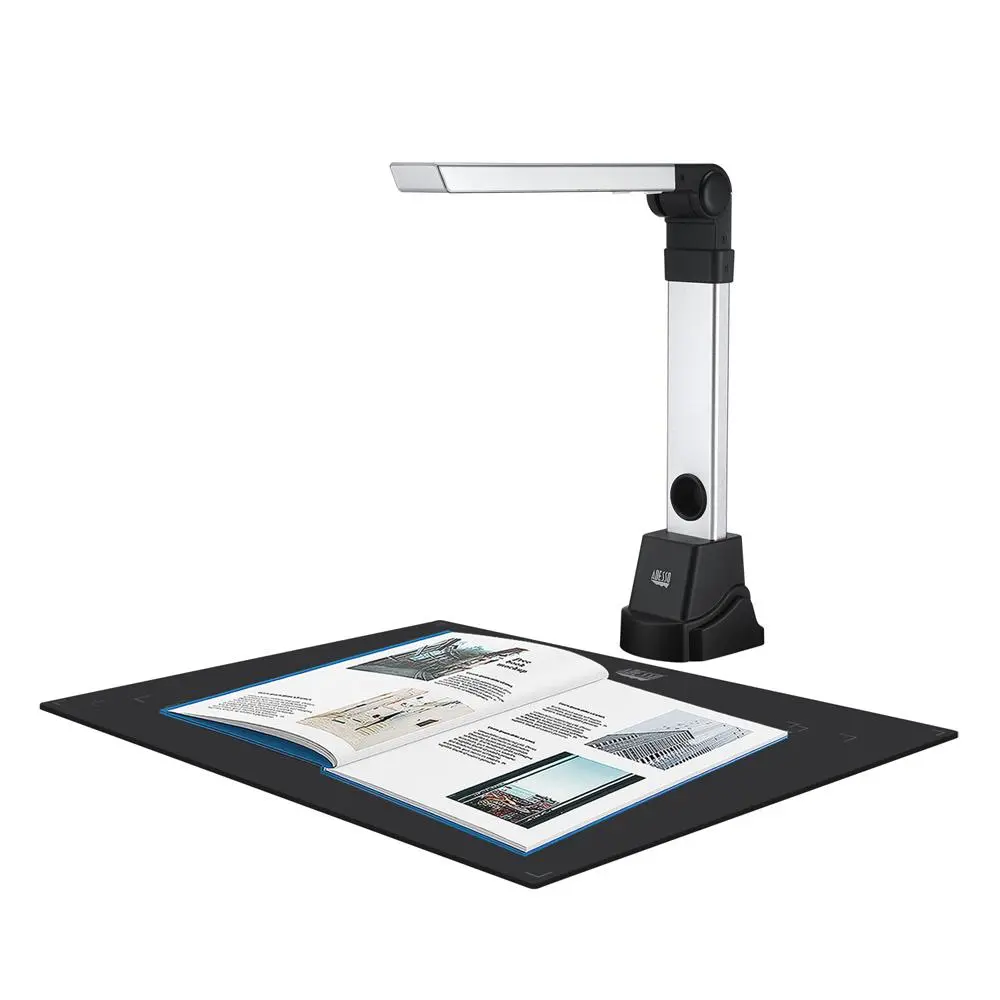 Adesso Cybertrack 810 Document Camera - 8.0 MP CMOS Image Sensor, Fixed Focus, Real-Time 3D Capability, Live View, Monitor/Projector Compatible for Office Demonstrations, Classroom Presentations, Business Card Scanning, Presentation