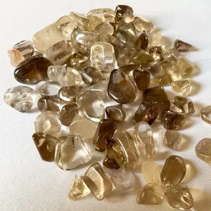 Reiki Attuned Natural Citrine Crystal Tumbled Stone