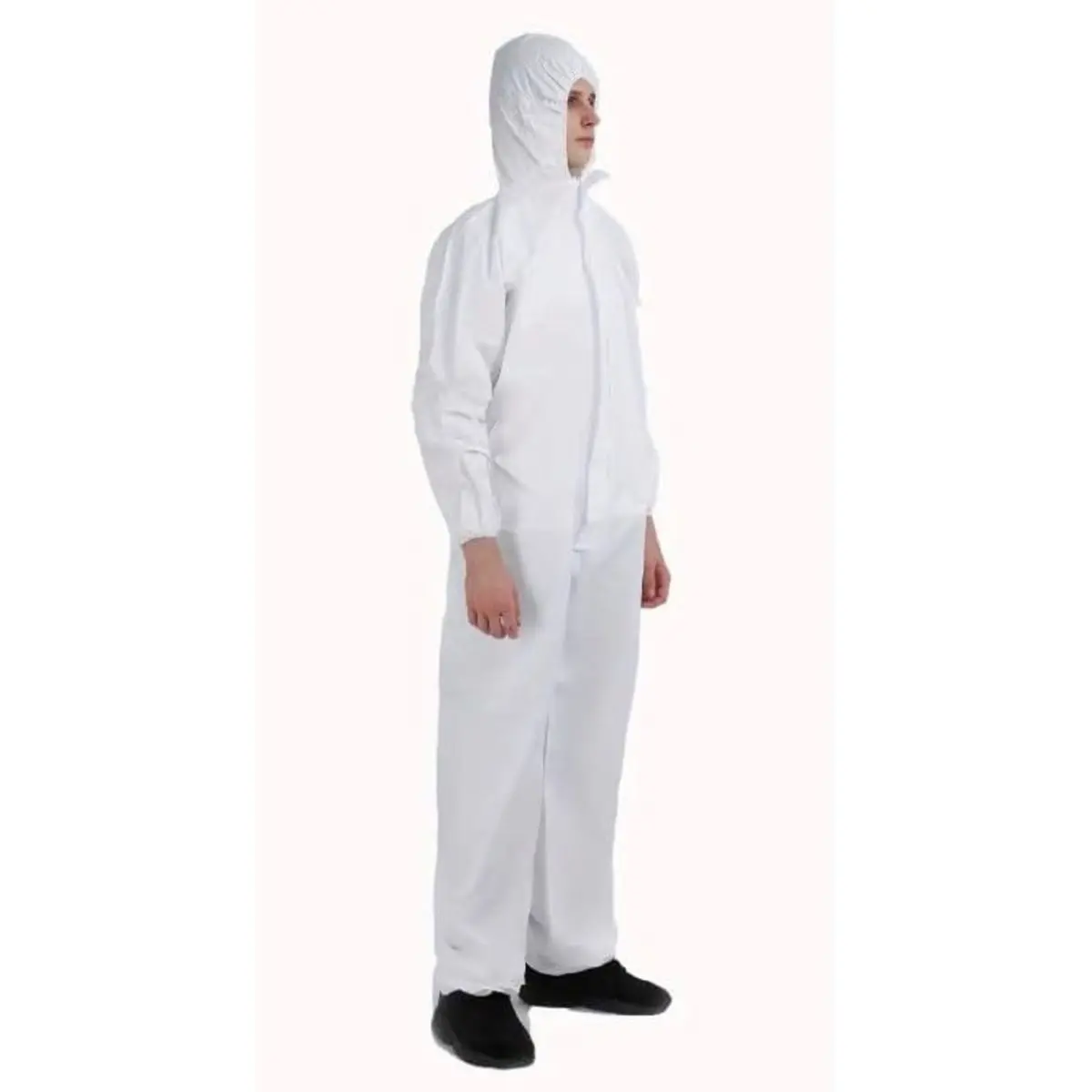 212 MAIN Disposable Hazmat Coverall - Unisex 2XL Elastic Chemical Resistant Workwear, Full Body Protection Disposable Suit (6-Pack)