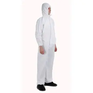 Disposable Hazmat Suit - Full Body Protection Coverall (6-Pack) -XL