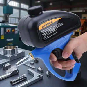 Handheld Heavy Duty Gravity Feed Sandblasting Gun, Industrial Spray Dual Mode Metal-Welding Rust Removal Tool, Precision Nozzle Controls Sand Flow Direction, Specialty Power Tools