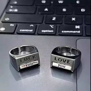 Against all rings, niche designs, love rings, adjustable mood rings that can rotate and fuck everything