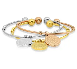 Steel by Design Stainless Tri-Color Stacking Cuff Set