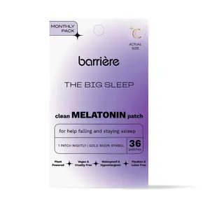 Barrière Melatonin Sleep Patch - Wearable Patches - 36 Mini Patches, Helps You Fall Asleep Naturally and Stay Asleep Longer
