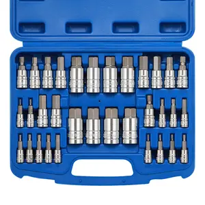CASOMAN 33-Piece Master Hex Bit Socket Set S2 Steel SAE & Metric Allen Bit 5/64" to 3/4" 2mm to 19mm Tool Kit with Durable Carry Case, " 2mm to 19mm Tool Kit with Durable Carry Case, #TikTokShopBlackFriday