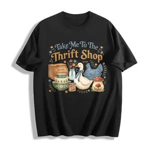 Comfort Colors Take Me To The Thrift Shop T-Shirt, Vintage Thrifting Graphic Tee, Thrifting Shirt, Funny Goose Tshirt