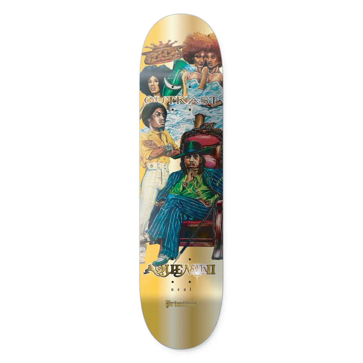 Primitive Skateboarding AQUEMINI TEAM DECK - 8.5"