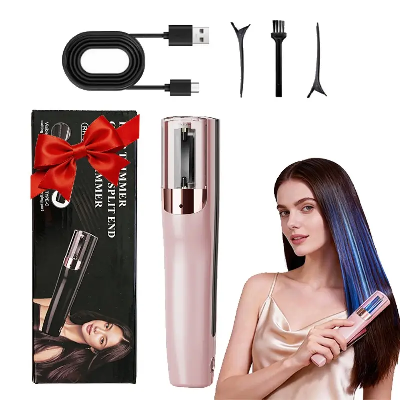 Portable Lightweight Electric Hair Trimmer, Automatic Split Ends Cutter, Multi-Functional Styling Tool, Hair Styling Tools, Holiday Gift