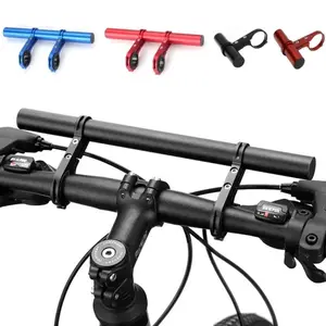 20/30cm Bicycle Handlebar Extended Bracket MTB Headlight Mount Extented Bar Road Mountain Bike Handlebar Extender Rack Parts