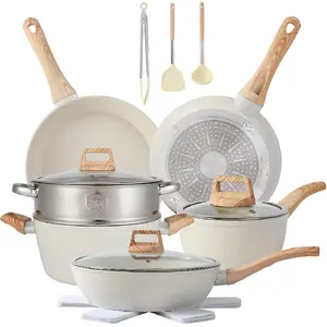 16PCS Pots and Pans Set Non Stick Cookware Set Nonstick with Cooking Set