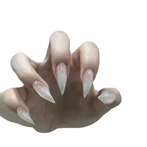 Draconic Grip Press On Nails Hand Carved White Dragon Eagle Claw Bio Inspired Predatory Style Detachable Reusable DragonScaleClaws BeastModeNails shop880f8w5627d67