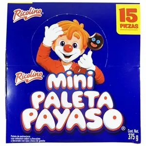 Mini paleta payaso 15pcs  marshmallow