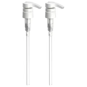 Universal Shampoo Conditioner Lotion Pump for Bottle 1 L 33.8 oz White 2 Pack Easy Dispensing