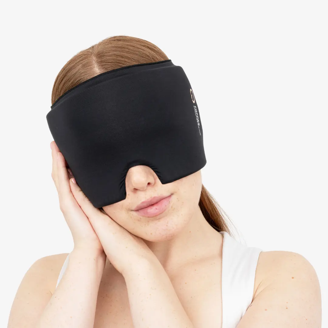 Copper Compression Cooling Gel Ice Pack Cap: Hot & Cold Therapy Headgear for Headache Relief, Migraines, and Inflammation – Soothing, Comfortable