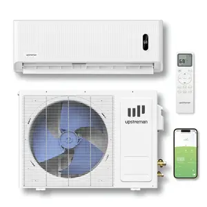 Upstreman 12,000 BTU DIY Ductless Inverter Mini Split AC & Heat Pump, 230V 18 SEER2 Pre-Charged No-Vacuum-Required System, WiFi-Enabled, Easy-to-Install for 750 Sq.Ft Rooms (IY12-230) air conditioner Dehumidifier Heater cooling fan, Mini Splits, Timer