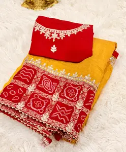 Designer Banarasi Upada Gajji Silk Saree | Bridal & Festive Saree
