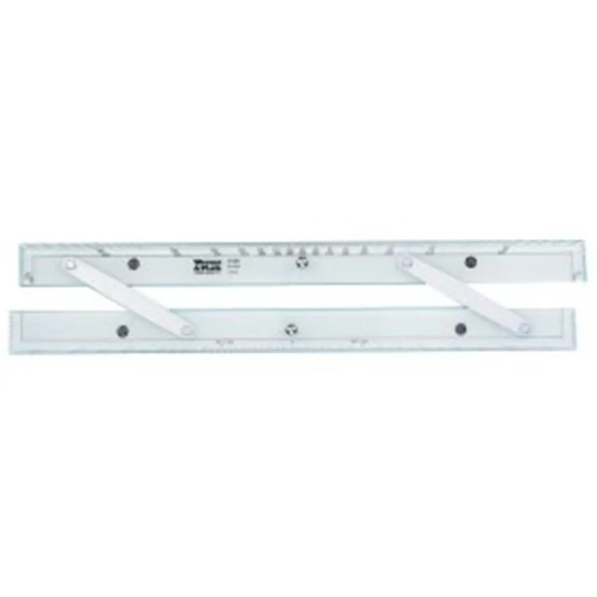 212 MAIN 18-In Aluminum Hinged Arm Parallel Ruler with Parallel Edges, Ergonomic Handles for Navigation, Chart Plotting, Direction Measurement (Hand Measuring Tool)