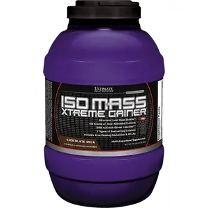 Ultimate Nutrition ISO MASS XTREME GAINER® - Chocolate Milk Flavor, 16:13 Carbohydrate to Protein Ratio, 66g Protein, 7 Flavors, 80 Servings