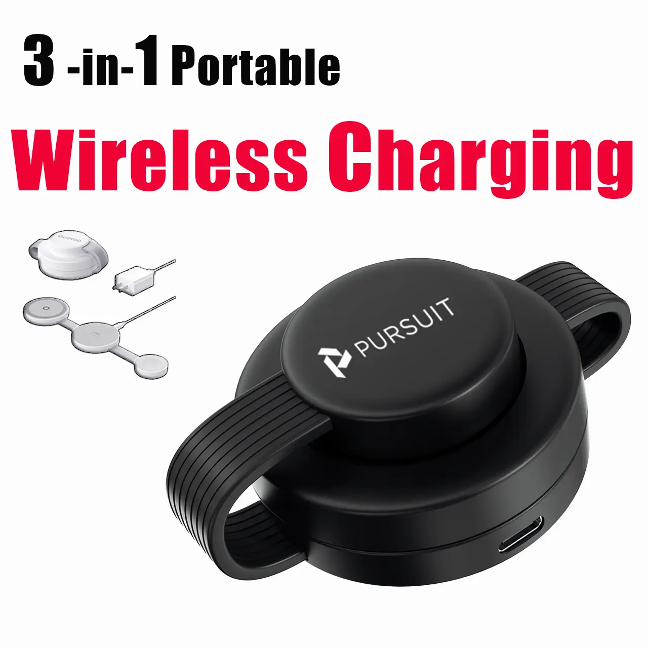 2025 PURSUIT 3 in 1 MagSafe Charger for iPhone 16 15 Pro Max Apple Watch Ultra 9 AirPods Pro Travel Home Office Electronic Smartphone Accessories