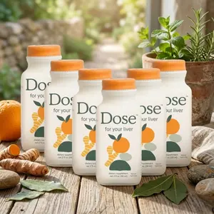 6x Dose for Your Liver Cleanse Detox & Repair, Milk Thistle, Turmeric, Dandelion Blend, Daily Detox & Anti-Bloating Support, , 2 oz bottle