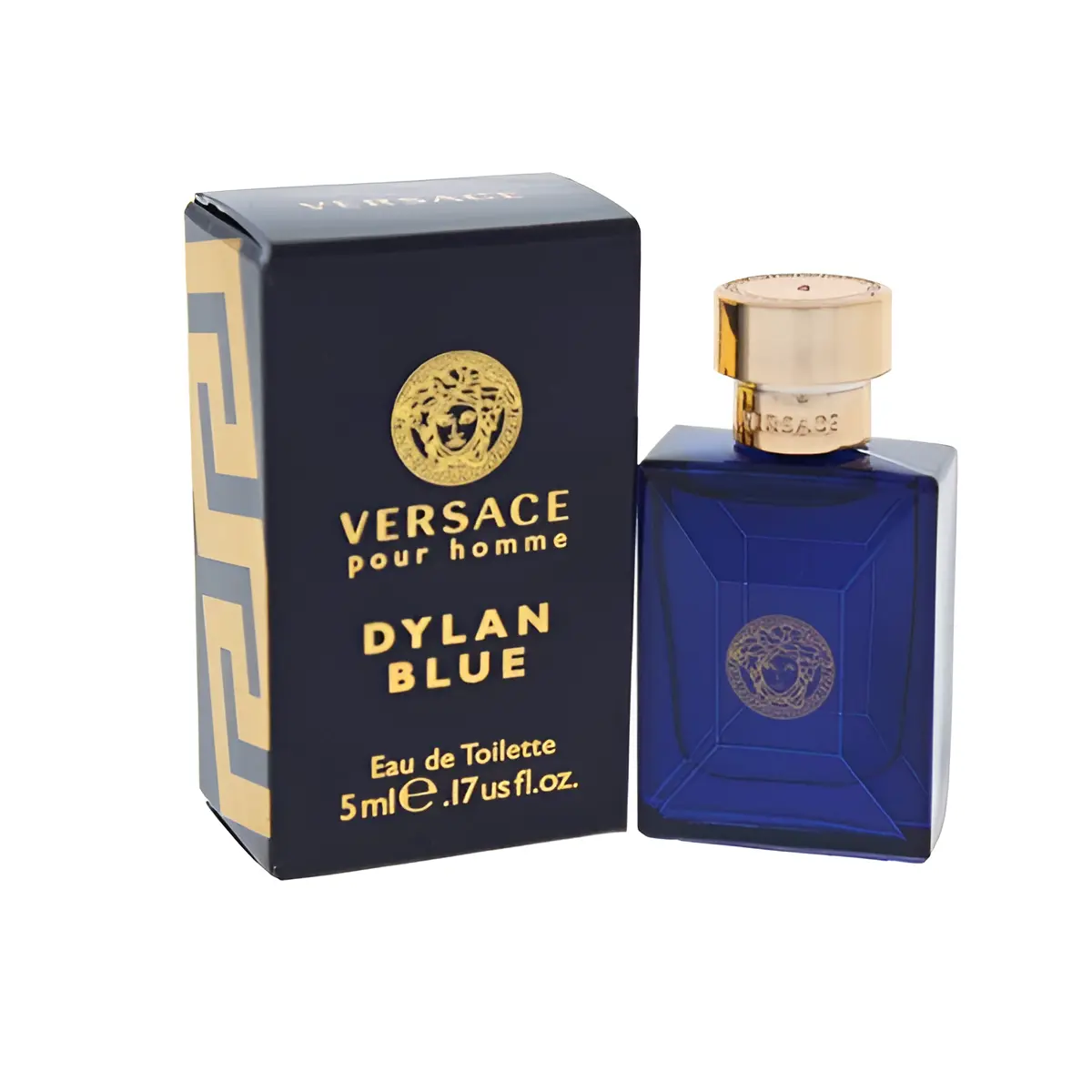 Versace Dylan Blue for Men Eau de Toilette Splash, 0.17 Ounce