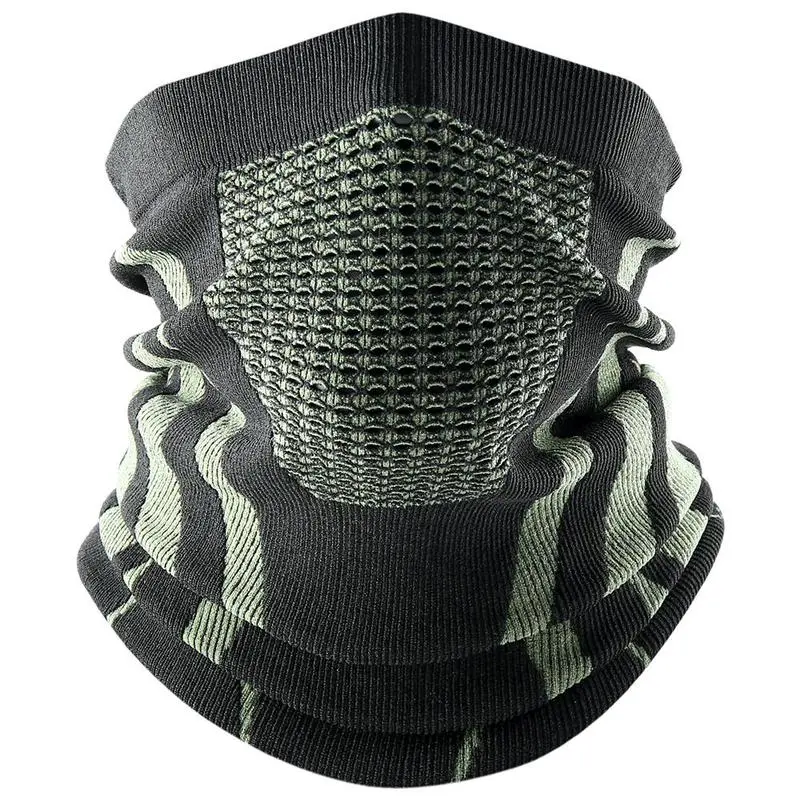 Unisex Solid Mesh Neck Gaiter Headwear for Adults, One Size Snug Fit Breathable UV-Protective Accessory for Cycling & Outdoor Sports