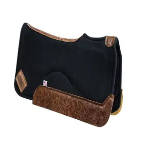 Impact Gel Contour Pad Floral Wear Leather 30x30 Black Thickness 3/4 inch
