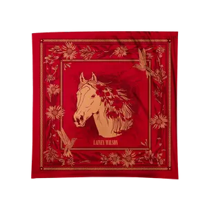 Good Horses Silk Scarf