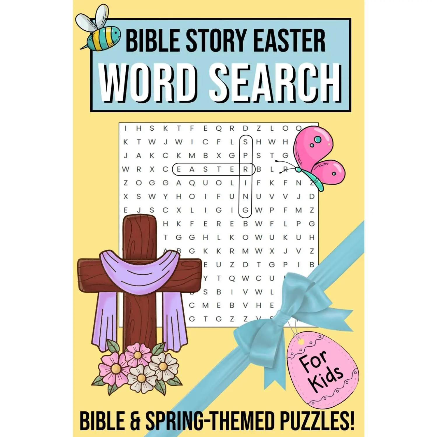 Easter Word Search for Kids: Fun & Faith-Filled Puzzles for Spring