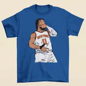 Jalen Brunson Celebration Sketch T-Shirt
