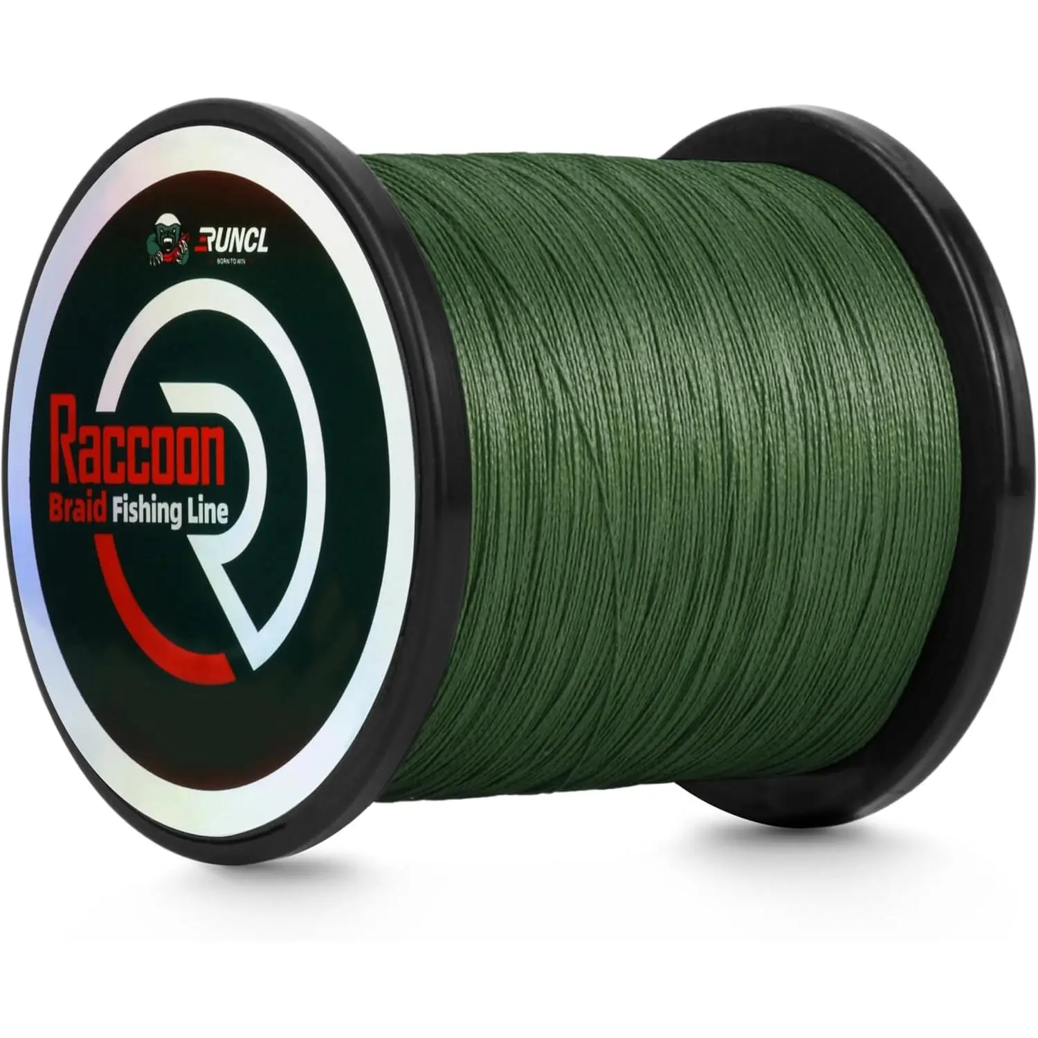 RUNCL Upgraded Braided Fishing Line, Colorfast, Ultra-Strong, Abrasion-Resistant, 0-Stretch Line for Bass Fishing, Saltwater & Freshwater Use, 6-80lb, 150/300/500/1000Yds