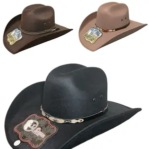 Texana Forrada Estilo Chihuahua /Western Cowboy Hat /Sombrero De Resorte Bandolero/ Tejana Vaquera