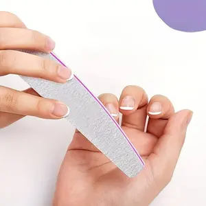Double-sided Nail File, Professional Nail Art Tool for Home and Beauty Salon Use, Nail Salon Supplies, Manicure & Pedicure Tool for Women & Girls, Nail Care, Basic Nail Tools