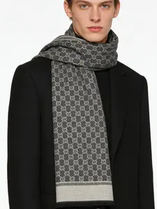 Plaid Men's Scarf, Soft and Warm Fashionable Knit Scarf for Autumn and Winter, Comfortable Multi-Functional Accessory for Everyone