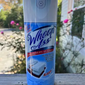 Funny Whoop Ass Spray Can 20oz Tumbler Beverage Bottle Drinkware Lid Straw Cup