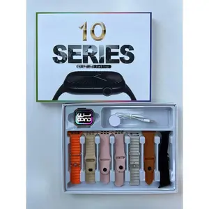 Smart Watch Series infinite screen Version 7+1 Straps Newest Sports SmartWatch Bluetooth Phone Call Smart Bracelets colorful