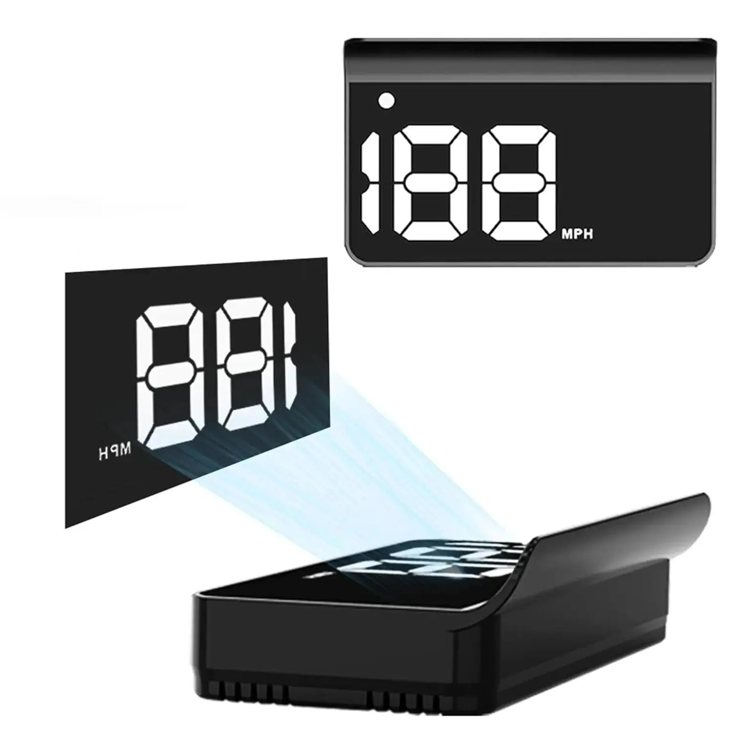 2026 New Digital GPS Speedometer Head-Up Display, Auto Parts Accessories with GPS Sensor, Odometer HUD MPH Gauge for Car, Truck, Motorcycle, Car Repair & Inspection Tool tiktokshopspringglowup, Cars
