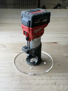 8 inch Round Router Base Plate - fits Milwaukee 2723-20 or 48-10-5601