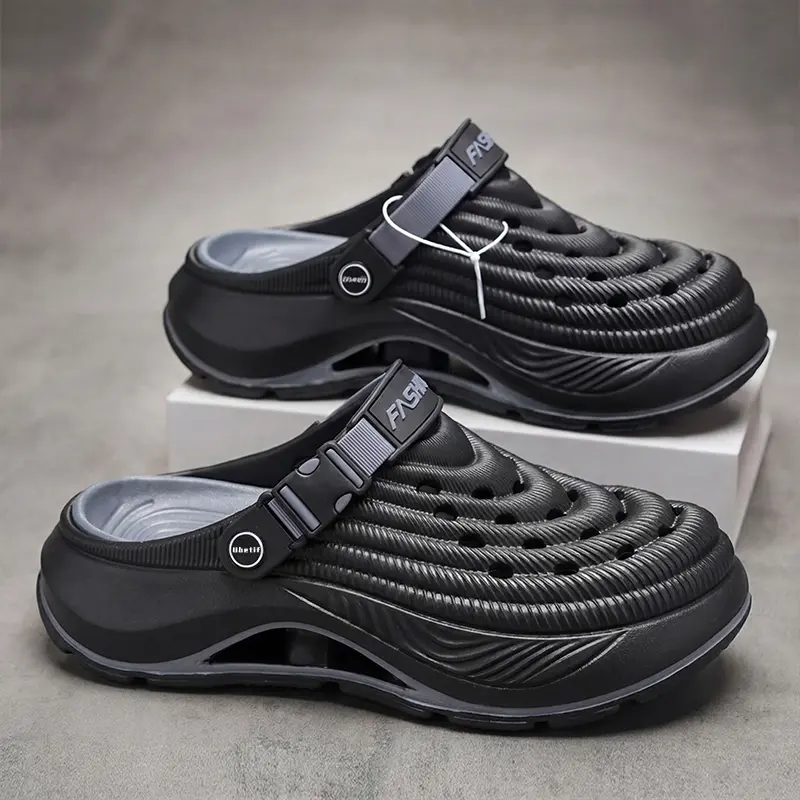 Men’s Quick Dry Beach Sandals - Non-Slip Outdoor Clogs, Thick Breathable Comfortable Summer Footwear, Men’s Slide Shoe
