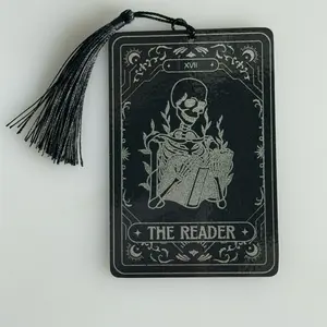The Reader tarot foiled laminated bookmark