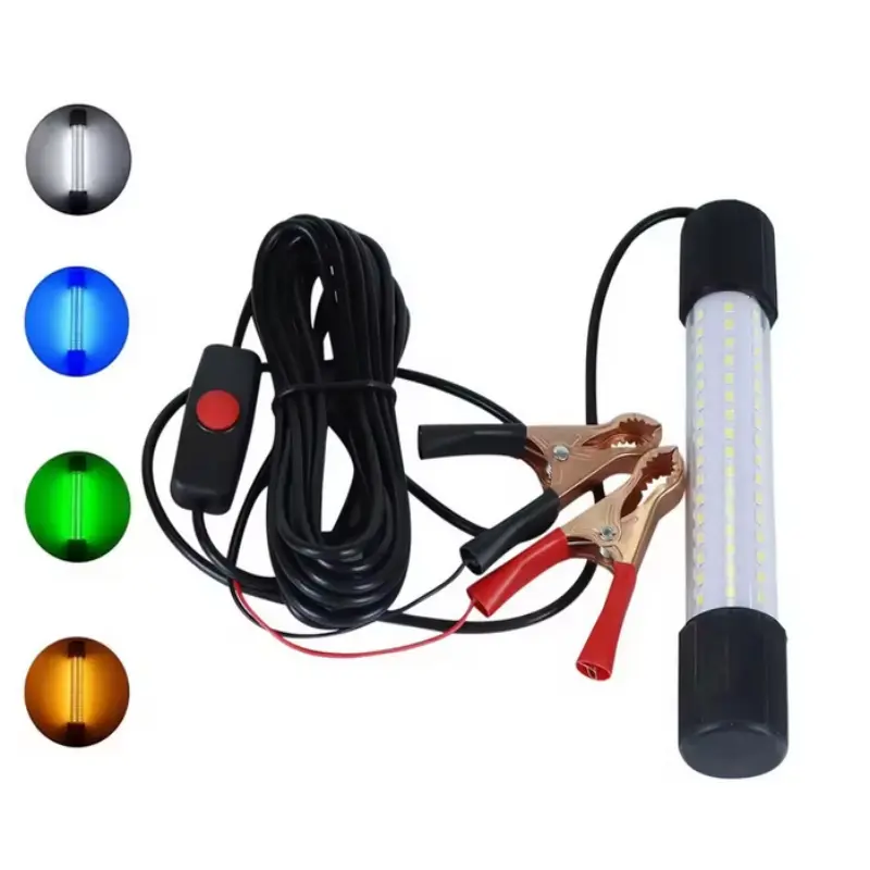 underwater LED fishing light, night fishing USB fishing light, multiple colors, portable fishing light, high brightness fishing stuff fishing equipment