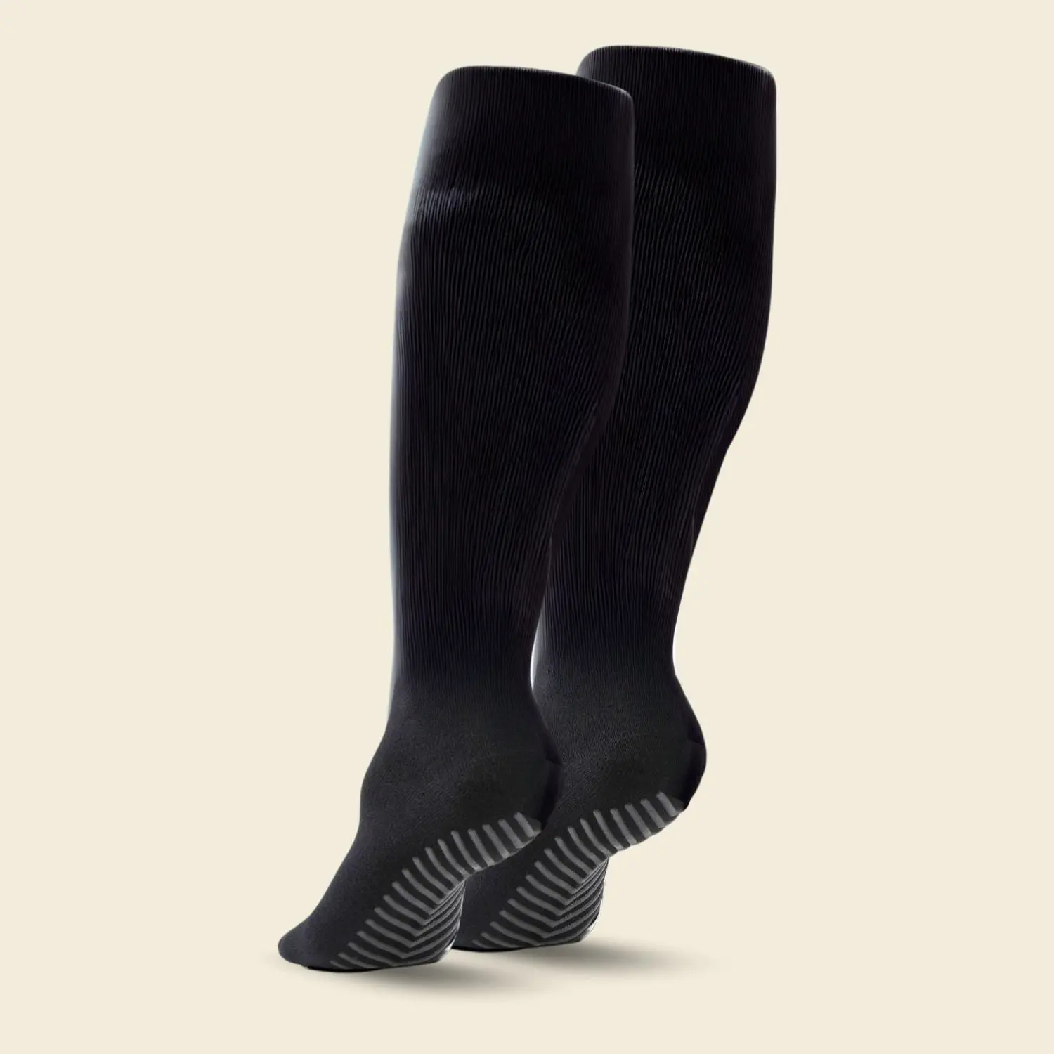 Men's Compression Grip Socks 2-Pack, Black