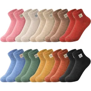 10 Pairs Socks Elastic Ankle Length Cotton Socks Aesthetic Socks Cute Socks Lightweight Low Cut Socks for Women