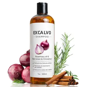 EXCALVO Shampoo, Onion Shampoo for Hair Growth, With Rosemary Oil, Red Onion, Cinnamon, Effectively Prevent Hair Loss |   Promotes Thicker Fuller Hair for Women and Men