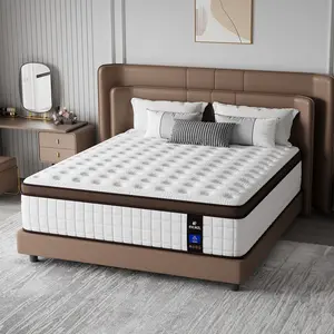 【miyedao】8/10/12/14 Inch Twin, Full, Queen, King Mattress Memory Foam And Spring, Hybrid MattressMedium Firmness, Lumbar Support, For Home Rooms Hotels, Boxed Halloween ChristmasGift Furniture Ergonomic mattress queen size mattress
