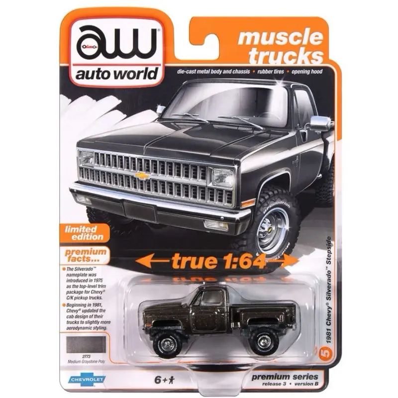 Auto world 1981 Chevy Silverado Stepside 4x4